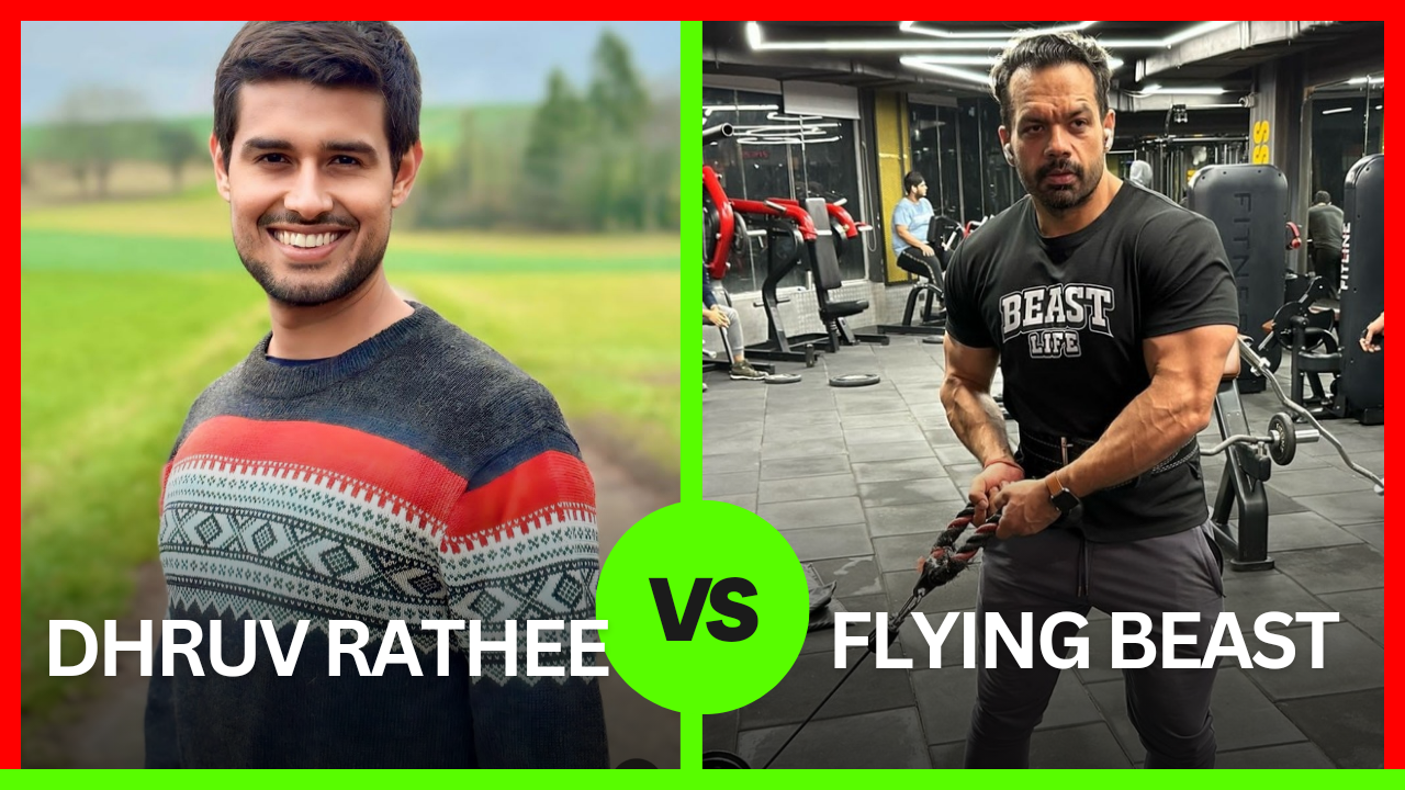 Dhruv rathee vs flying beast